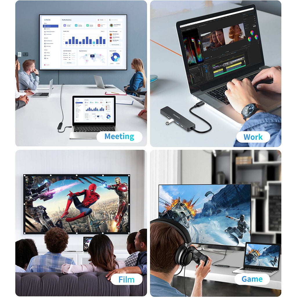 Choetech HUB-M80 5-in-1 Multifunctional Hub(ELECHOHUBM80) - 7
