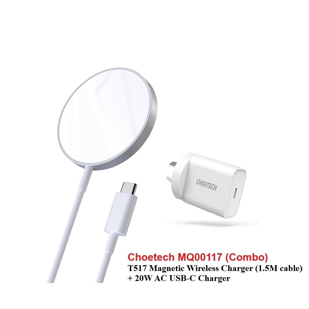 Choetech MQ00117-SL (T517+AC) MagLeap Magnetic Wireless Charger + AC(ELECHOMQ00117SL) - 2