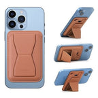 Choetech PC0003-DBW Magnetic Card Holder for iPhone 12/13/14 - Brown(ELECHOPC0003DBW) - 2