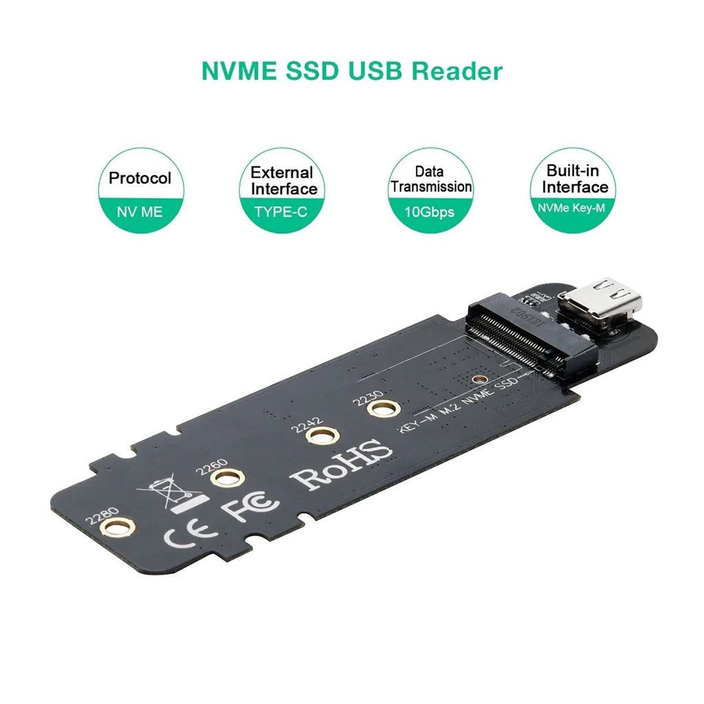 Choetech PC-HDE02 M.2 to USB SSD Reader(ELECHOPCHDE02) - 2
