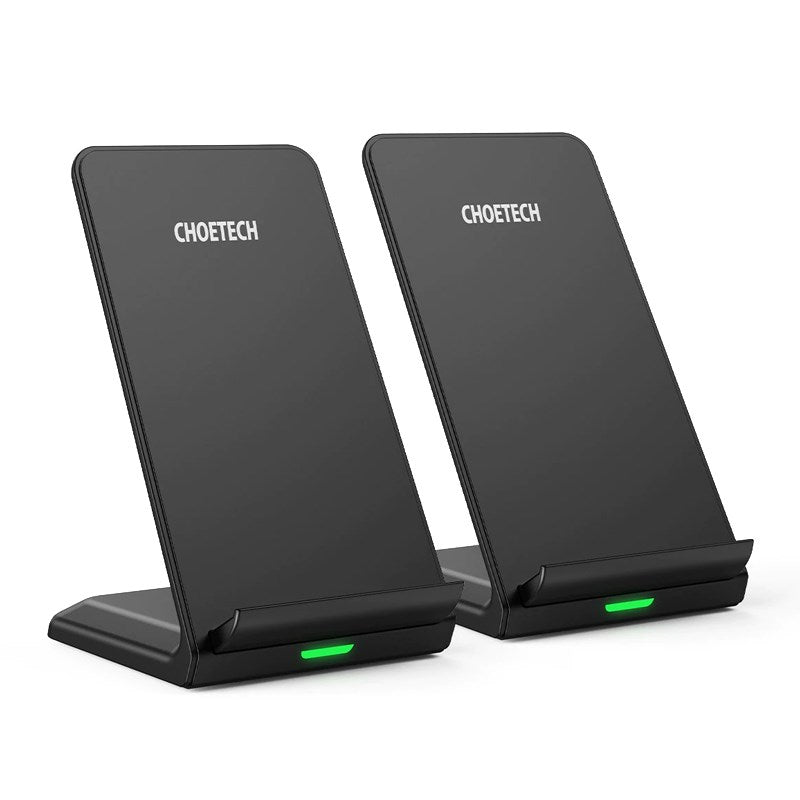 Choetech Qi Fast Wireless 10W Charging Stand - 2 Pack(MIX00093) - 1