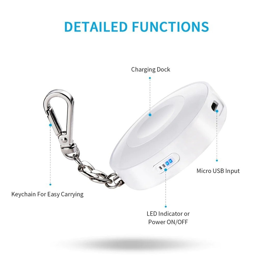 Choetech T313 900mAh MFI Magnetic Wireless Charger for iWatch - White(ELECHOT313) - 3