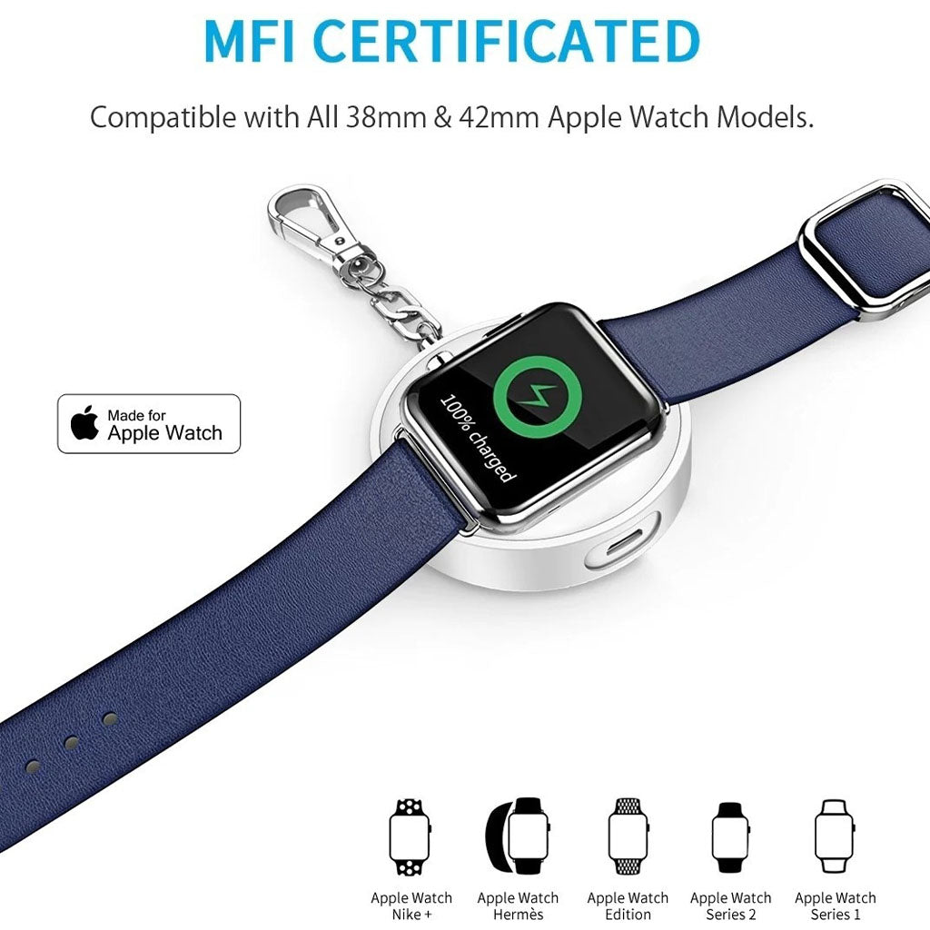 Choetech T313 900mAh MFI Magnetic Wireless Charger for iWatch - White(ELECHOT313) - 6