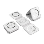 Choetech T588-F-WH 3-in-1 Foldable Fast Wireless Charger(ELECHOT588FWH) - 1