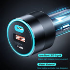 Choetech TC0011 130W 3-Port Fast Car Charger(ELECHOTC0011) - 5
