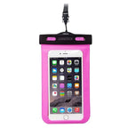 Choetech WPC007-PK Universal Waterproof Cell Phone Pouch Bag up to 8" - Pink(ELECHOWPC007PK) - 1