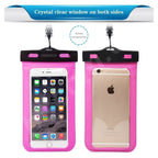 Choetech WPC007-PK Universal Waterproof Cell Phone Pouch Bag up to 8" - Pink(ELECHOWPC007PK) - 4