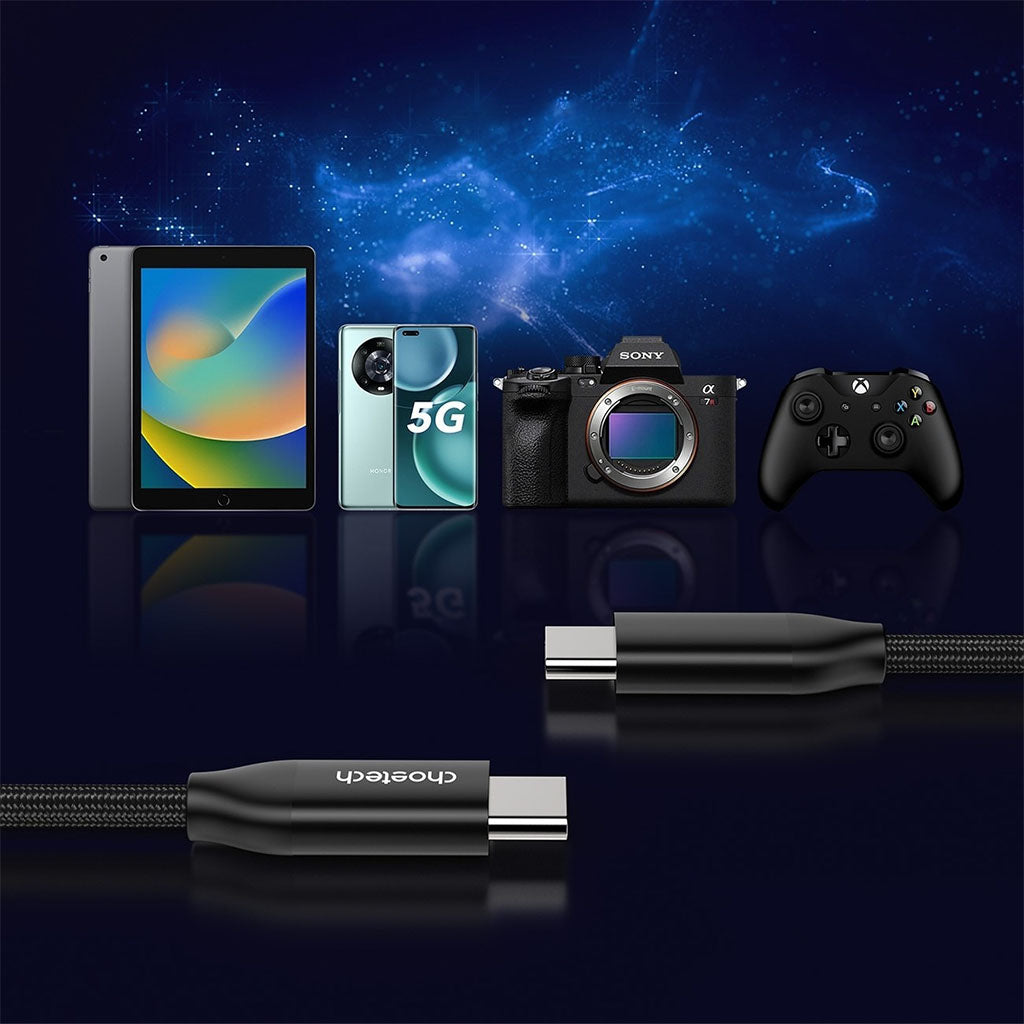 Choetech XCC-1035 1m 240W PD USB-C Super Fast Charging Cable(ELECHOXCC1035) - 6