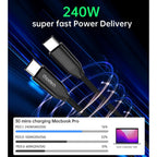 Choetech XCC-1036 2m 240W PD USB-C Super Fast Charging Cable(ELECHOXCC1036) - 3