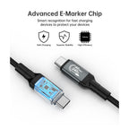 Choetech XCC-1042 2m 240W PD 8K 60Hz Video & Audio USB-C Braided Cable(ELECHOXCC1042) - 4