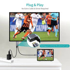 Choetech XCH-M180-GY-V2 1.8m Unidirectional Adapter USB-C to HDMI 4K 60Hz + 100W PD(ELECHOXCHM180GYV2) - 3