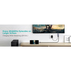 Choetech XCH-M180-GY-V2 1.8m Unidirectional Adapter USB-C to HDMI 4K 60Hz + 100W PD(ELECHOXCHM180GYV2) - 6