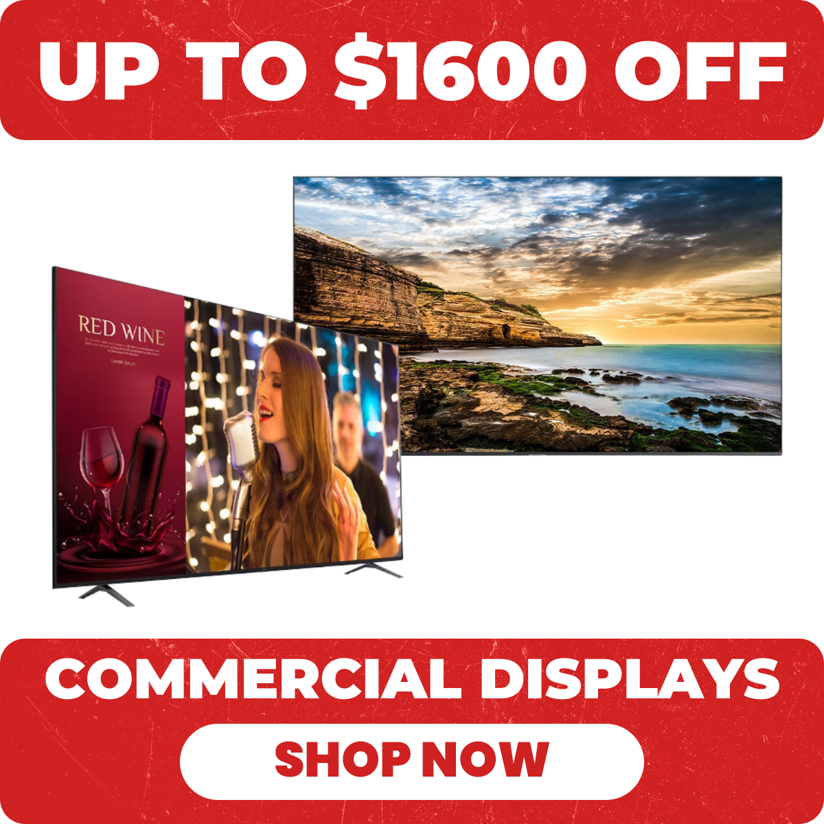 clearance  COMMERCIAL DISPLAYS