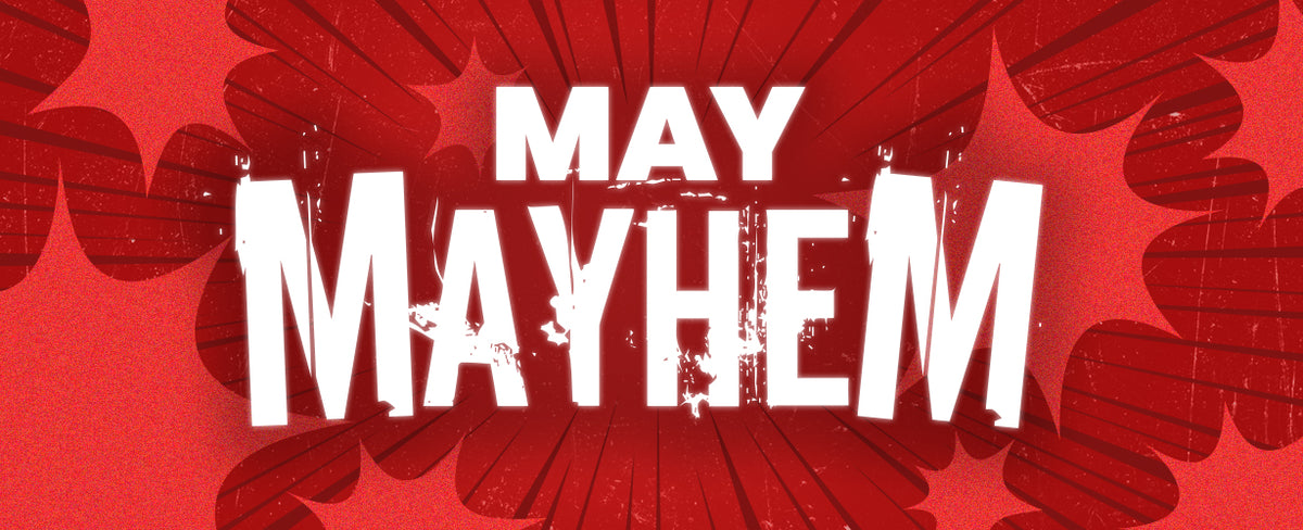 clearance  MAY MAYHEM BANNER