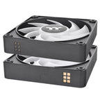 Thermaltake CT140 140mm EX ARGB Magnetic Quick Connect PWM Fans Black - 3 Pack(CL-F182-PL14SW-A) - 3