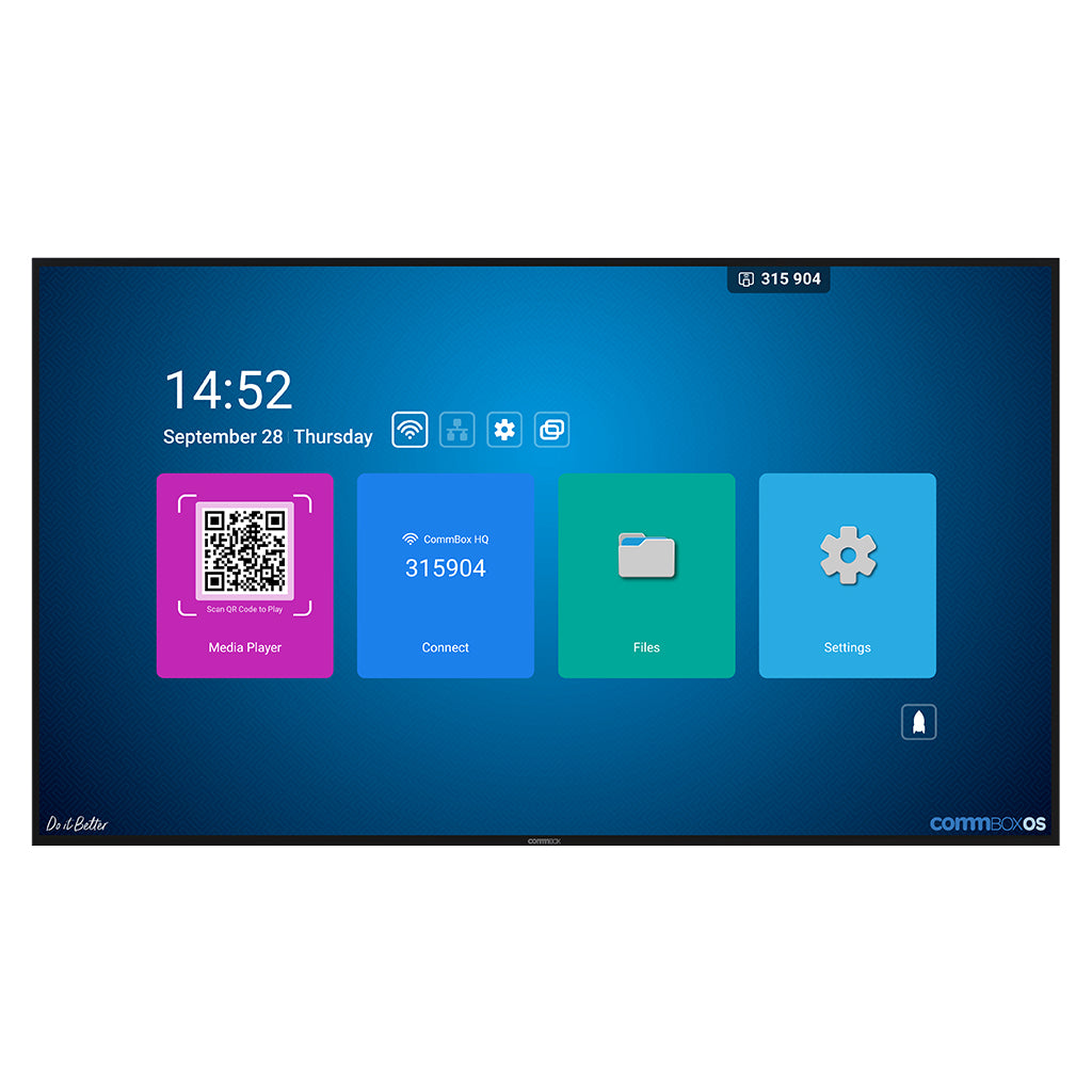 CommBox 43" 4K UHD 24/7 Intelligent Commercial Display(CBDI0143) - 1