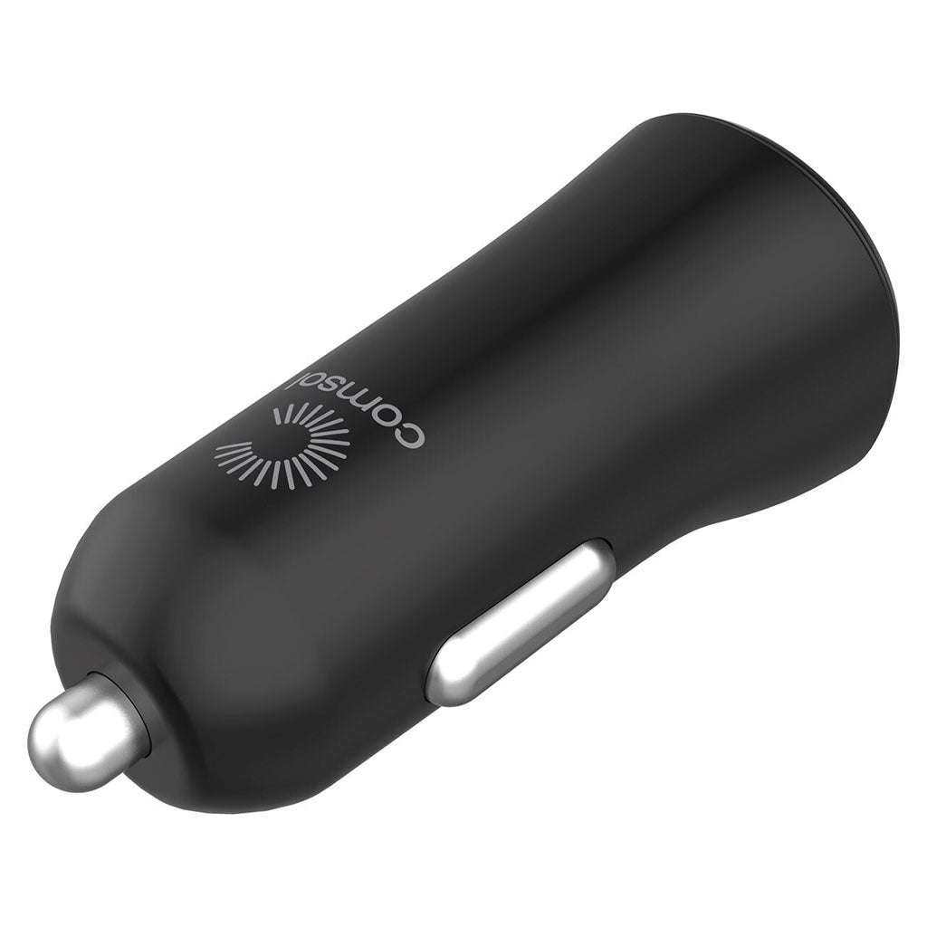 Comsol 2 Port 17W USB Car Charger 3.4A - Black(CCDN34BK) - 2