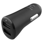 Comsol 2 Port 17W USB Car Charger 3.4A - Black(CCDN34BK) - 1