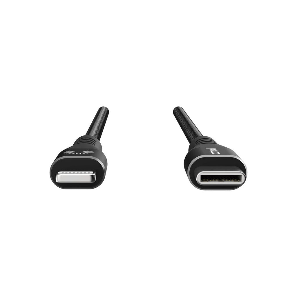 Comsol 2m USB-C to Lightning Cable Reinforced with Aramid Fibre - Black(CL2KVBK) - 4