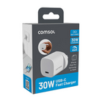 Comsol 30W GaN USB-C Wall Charger - White(AC30CW) - 3