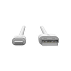 Comsol 3m Apple Lightning to USB Cable - White(AL30WH) - 3