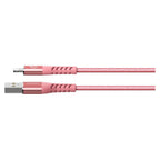 Comsol 3m USB-A to Lightning Cable Reinforced with Aramid Fibre - Pink(AL3KVPK) - 3