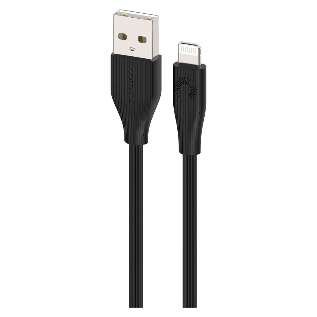 Comsol Apple Lightning Cable 1m - Black(ALSL01BK) - 1