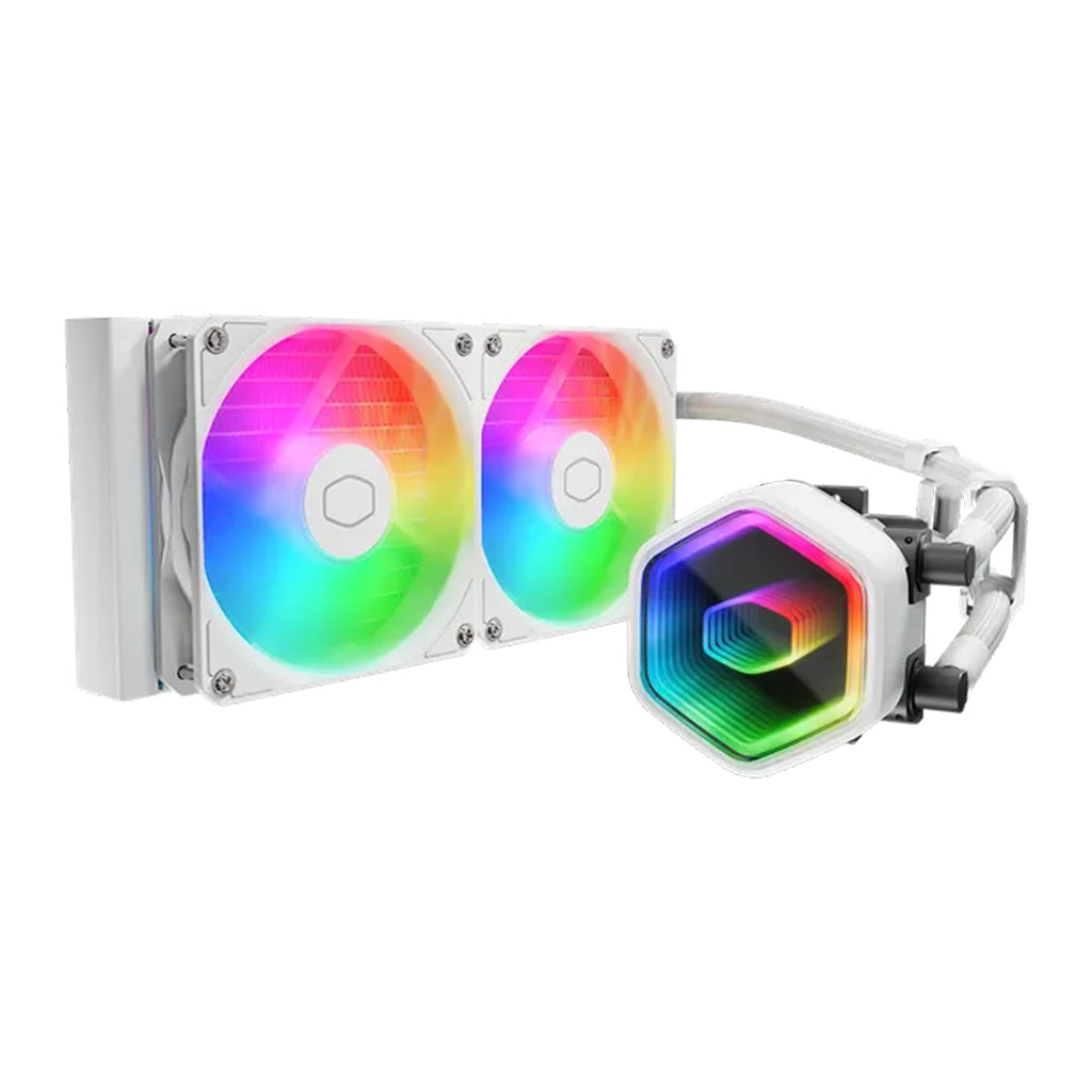 Cooler Master MasterLiquid II 240mm Core Liquid CPU Cooler - White(MLW-D24M-A18PA-RW) - 1