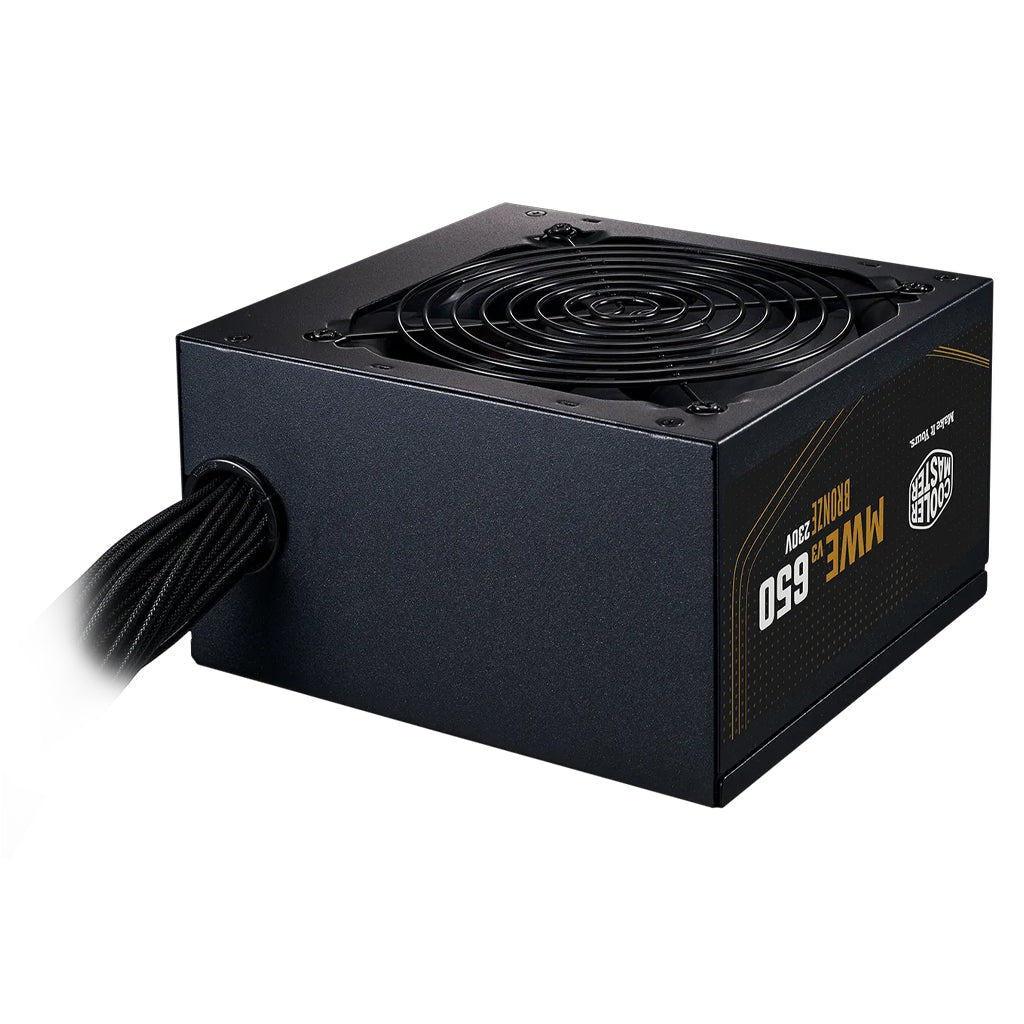 Cooler Master MWE 650W 80+ Bronze ATX 3.1 Non-Modular Power Supply(MPE-6501-ACABW-3BAU) - 3
