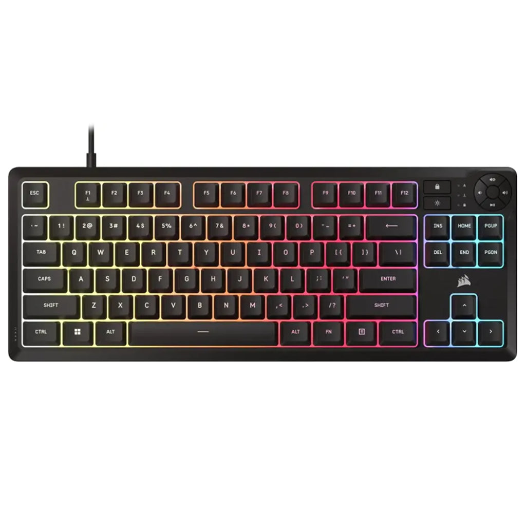 Corsair K55 CORE TKL RGB Wired Membrane Gaming Keyboard(CH-9216065-NA) - 1