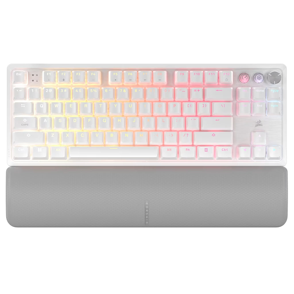 Corsair K70 PRO TKL Hall Effect Gaming Keyboard with Rapid Trigger - White(CH-911921G-NA) - 1