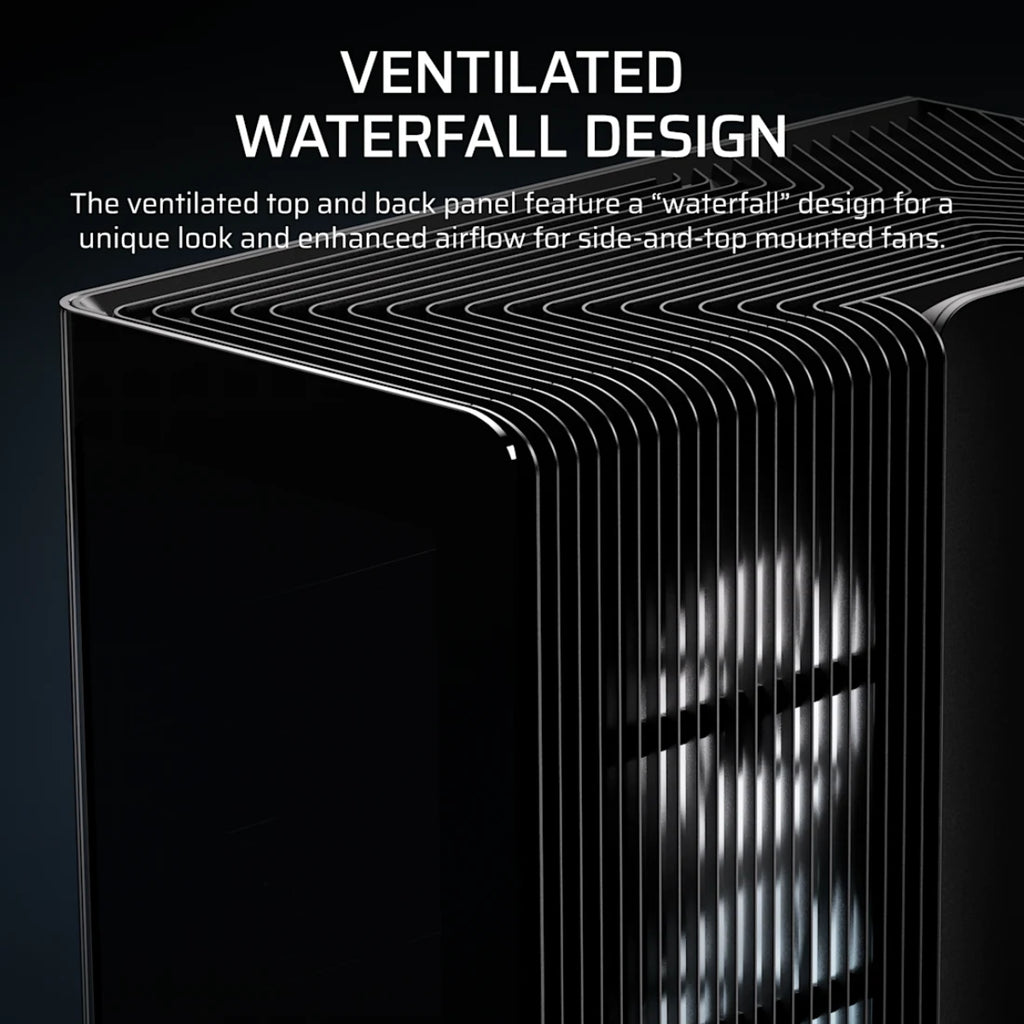 Corsair FRAME 4500X LX-R RGB iCUE LINK Panoramic Glass Mid-Tower PC Case - Black(CC-9011316-WW) - 5