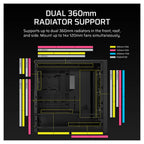 Corsair FRAME 5000D RS Modular Mid-Tower PC Case - Black(CC-9011307-WW) - 4
