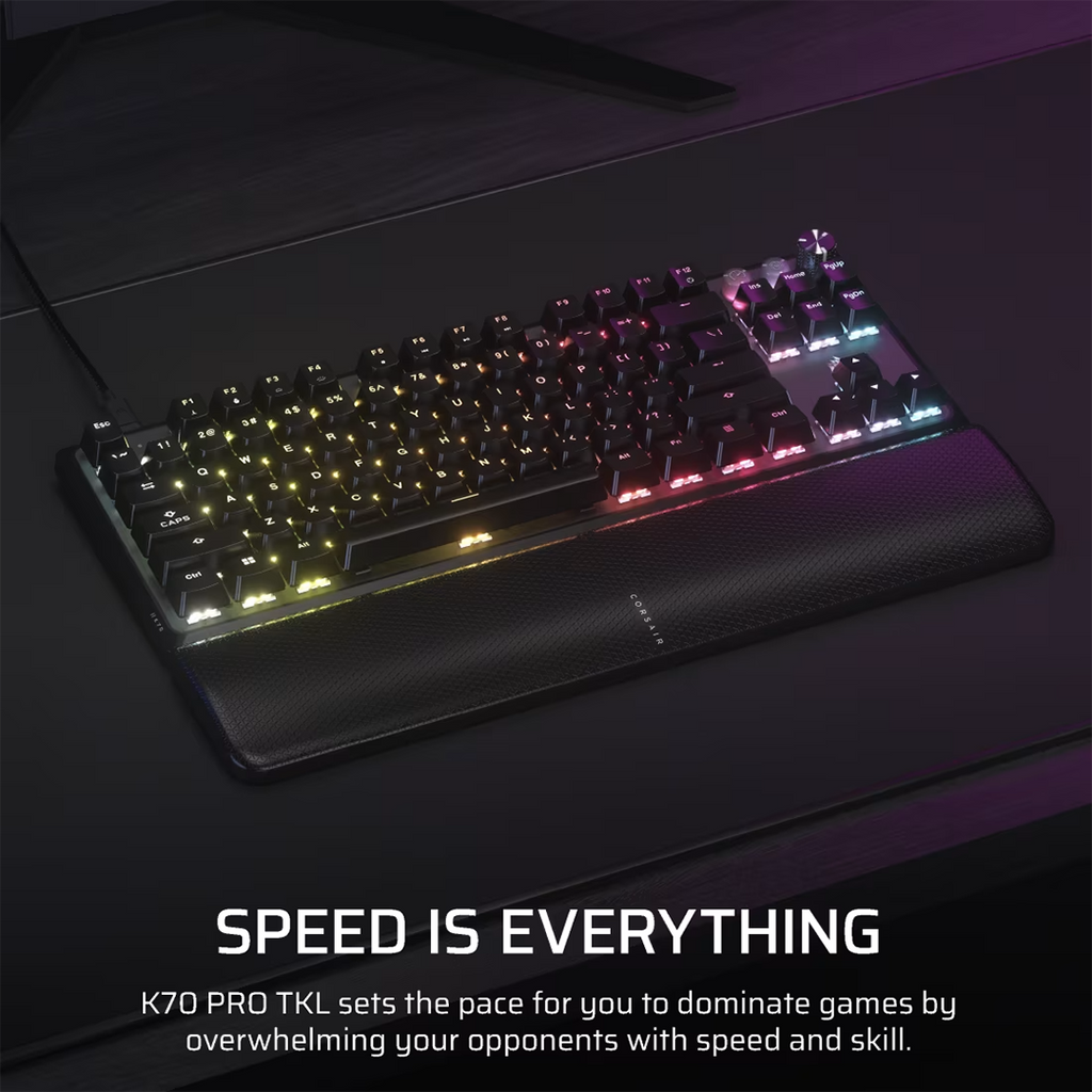 Corsair K70 Pro RGB TKL Hall Effect Rapid Trigger Gaming Keyboard(CH-911911G-NA) - 2
