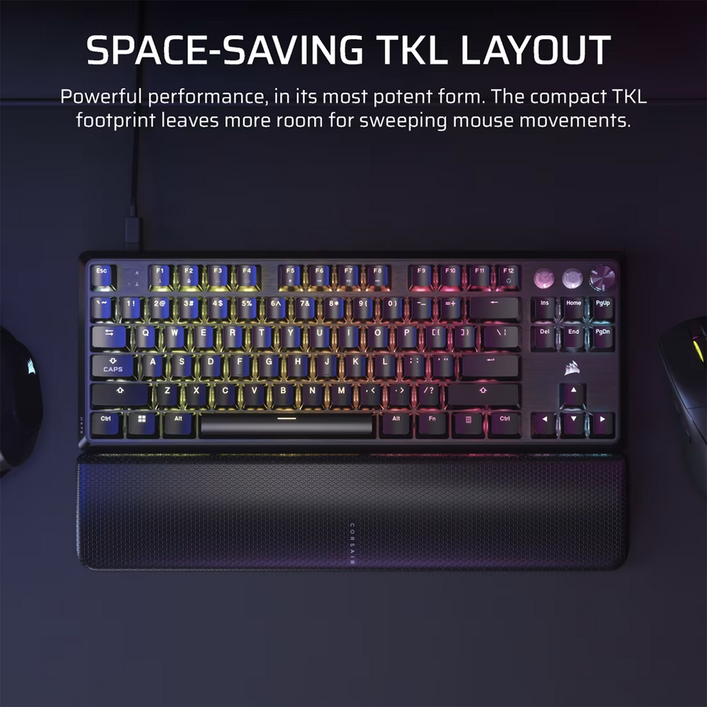 Corsair K70 Pro RGB TKL Hall Effect Rapid Trigger Gaming Keyboard(CH-911911G-NA) - 4