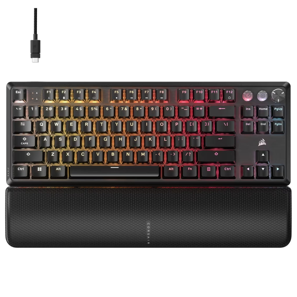 Corsair K70 Pro RGB TKL Hall Effect Rapid Trigger Gaming Keyboard(CH-911911G-NA) - 1
