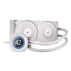 Corsair NAUTILUS 240 RS LCD AIO Liquid CPU Cooler - White(CW-9061032-WW) - 1