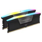 Corsair Vengeance RGB 32GB (2x16GB) DDR5 6000MHz CL38 Desktop Memory - Black(CMH32GX5M2B6000C38) - 1