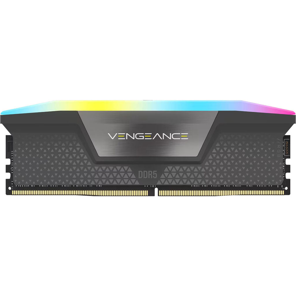 Corsair Vengeance RGB 64GB (2x32GB) DDR5 5600MHz AMD EXPO & Intel XMP CL40 Desktop Memory - Grey(CMH64GX5M2D5600Z40) - 3