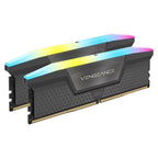 Corsair Vengeance RGB 64GB (2x32GB) DDR5 5600MHz AMD EXPO & Intel XMP CL40 Desktop Memory - Grey(CMH64GX5M2D5600Z40) - 1
