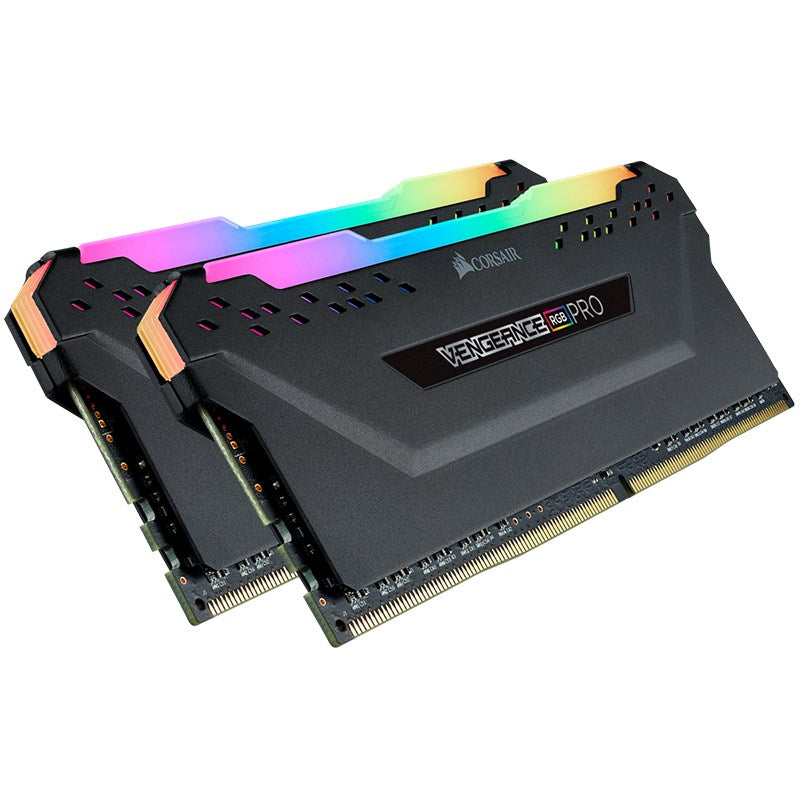 Corsair Vengeance RGB PRO 32GB (2x 16GB) DDR4 3200MHz Desktop Memory - Black(CMW32GX4M2E3200C16) - 2