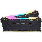 Corsair Vengeance RGB PRO 32GB (2x 16GB) DDR4 3200MHz Desktop Memory - Black(CMW32GX4M2E3200C16) - 1