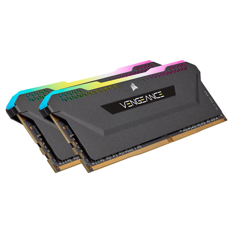Corsair Vengeance RGB PRO SL 32GB (2x 16GB) DDR4 3600MHz CL18 Desktop Memory AMD(CMH32GX4M2Z3600C18) - 2