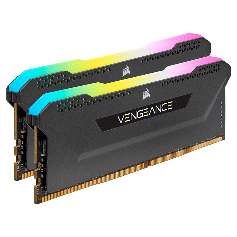 Corsair Vengeance RGB PRO SL 32GB (2x 16GB) DDR4 3600MHz CL18 Desktop Memory AMD(CMH32GX4M2Z3600C18) - 3