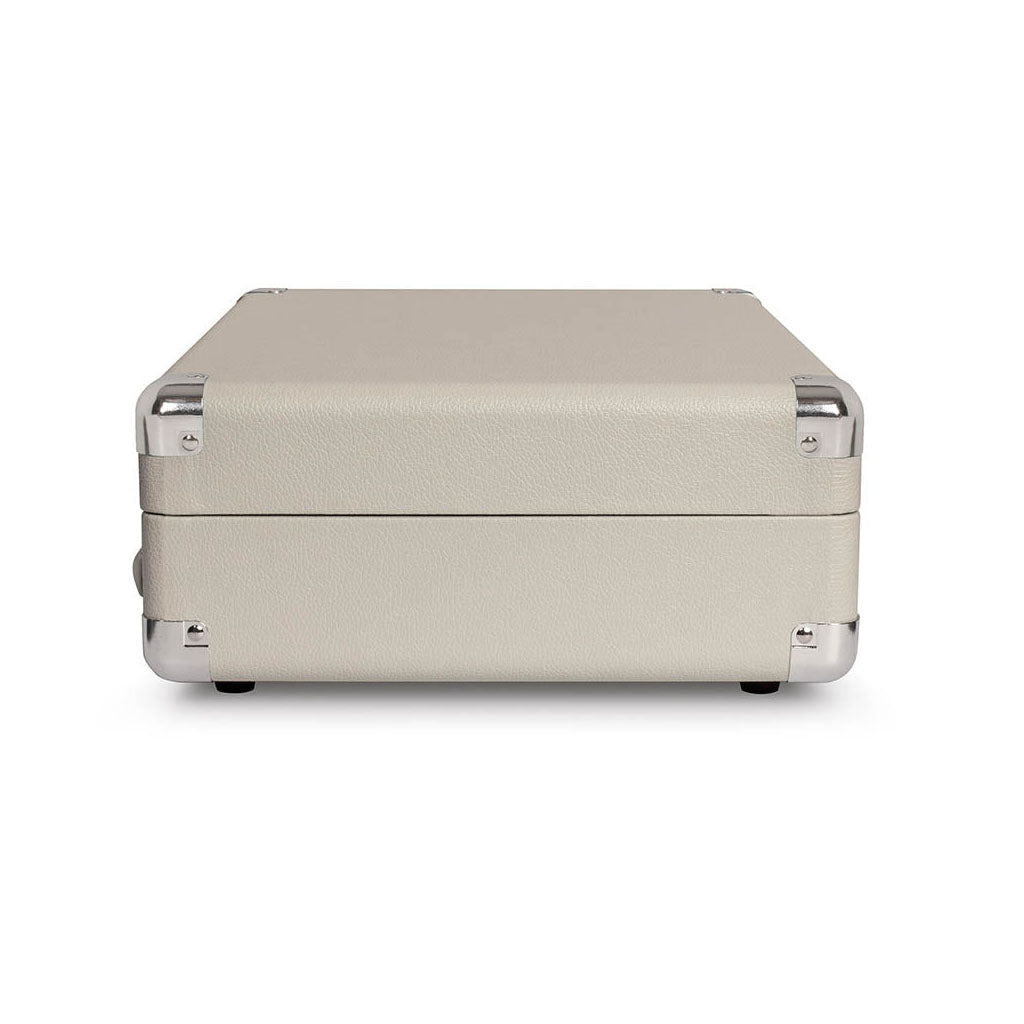Crosley Cruiser Bluetooth Portable Turntable - White Sands + Crosley Entertainment Stand Bundle(CR8005FST-WS4) - 3
