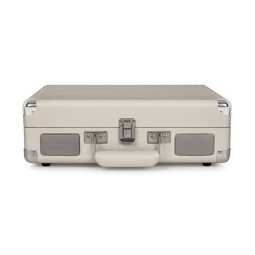 Crosley Cruiser Bluetooth Portable Turntable - White Sands + Crosley Entertainment Stand Bundle(CR8005FST-WS4) - 7
