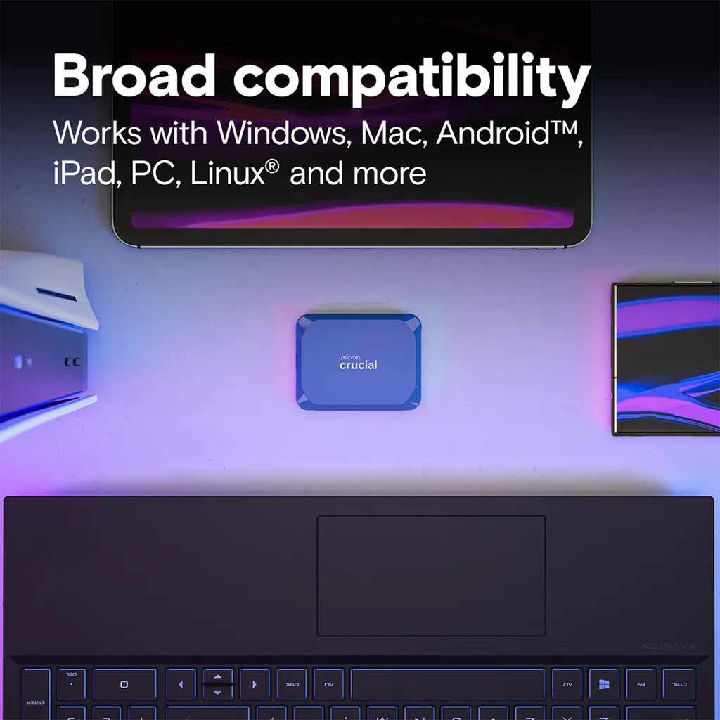 Crucial X10 1TB External Portable SSD(CT1000X10SSD9) - 4