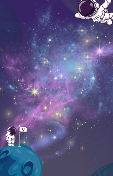 custom waves  celestial background 390x605px