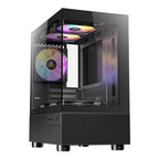 Antec CX200M Elite Tempered Glass RGB Micro-ATX Mini Tower Case - Black(CX200M Elite) - 3