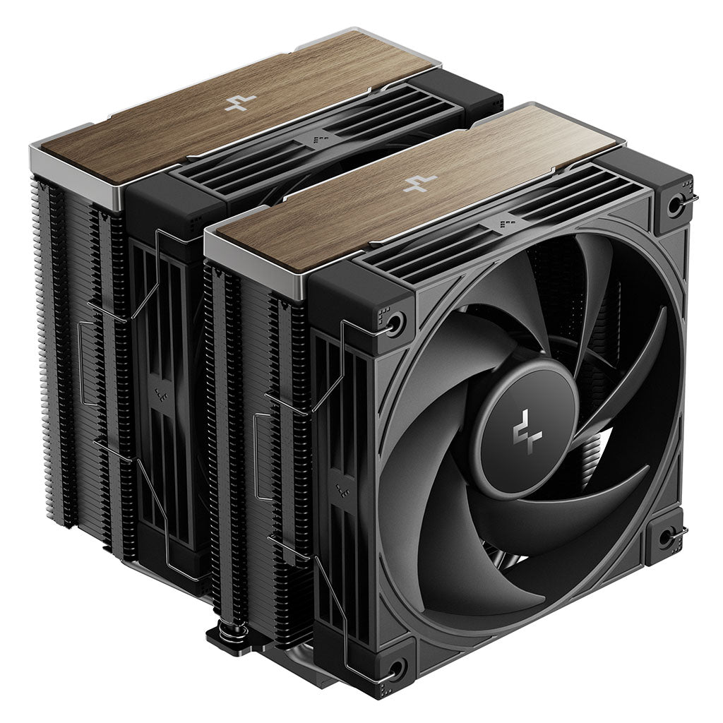 DeepCool AK620 G2 Dual Tower CPU Cooler - Wood Grain Edition(R-AK620G2-BKNNMN-GJD) - 1